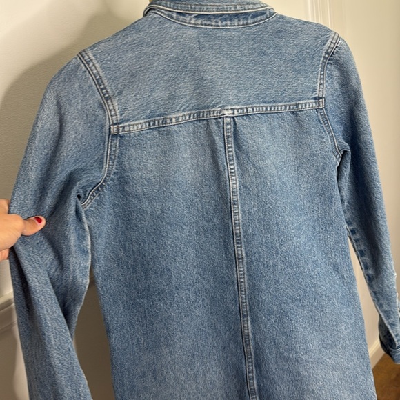 Madewell Denim Long-Sleeve Romper size XS - Picture 7 of 9